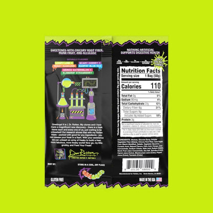 Sour Gummy Worms Candy: GF, Prebiotics, Low Sugar