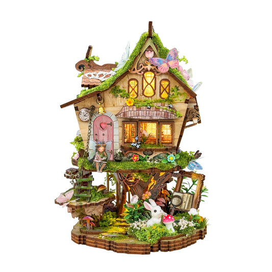 DIY Miniature House Kit: Fairytale Treehouse