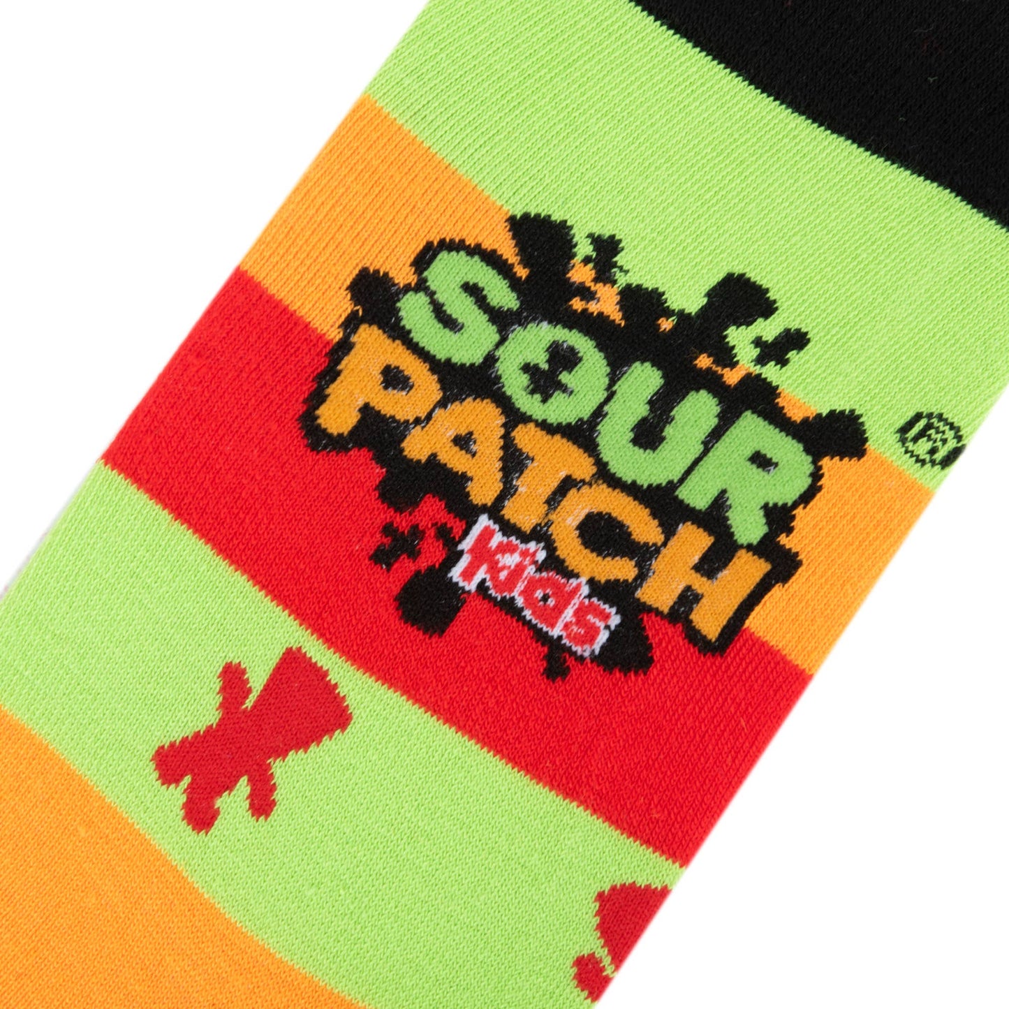 Crazy Socks - Mens Crew - Sour Patch Kids Stripes