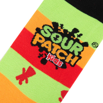 Crazy Socks - Mens Crew - Sour Patch Kids Stripes