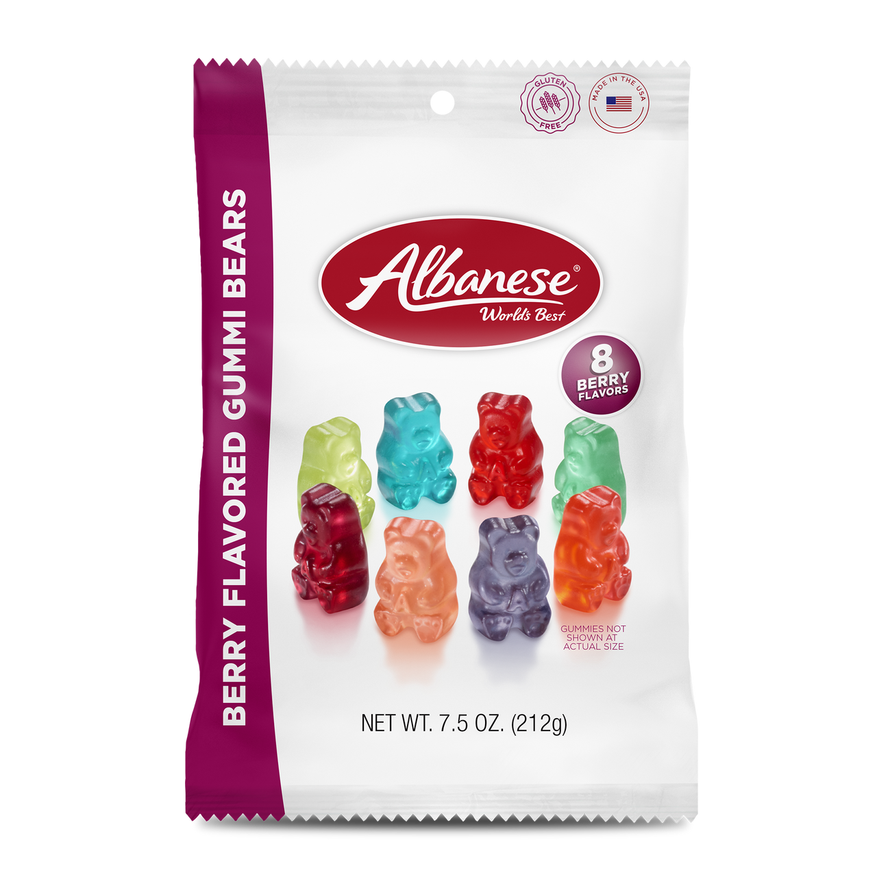 Albanese Berry Flavored Gummi Bears- 7.5oz