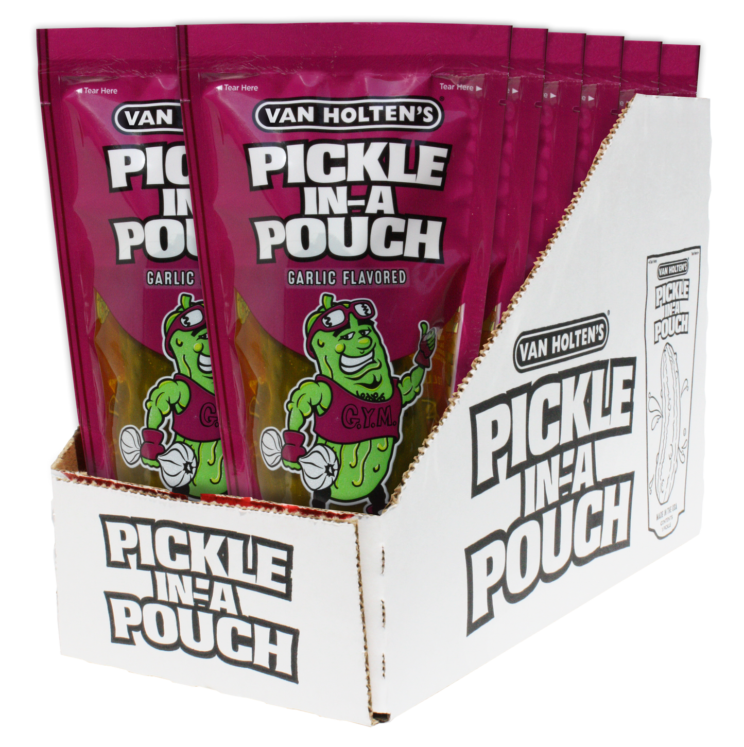 Van Holten's - Van Holten's Garlic Joe Pickle-In-A-Pouch, 12ct Case