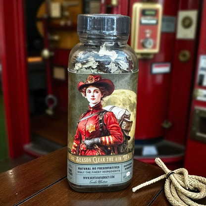 Montana Farmacy - Fire Season too much Smoke Clear the Air Therapy Tea /Glass