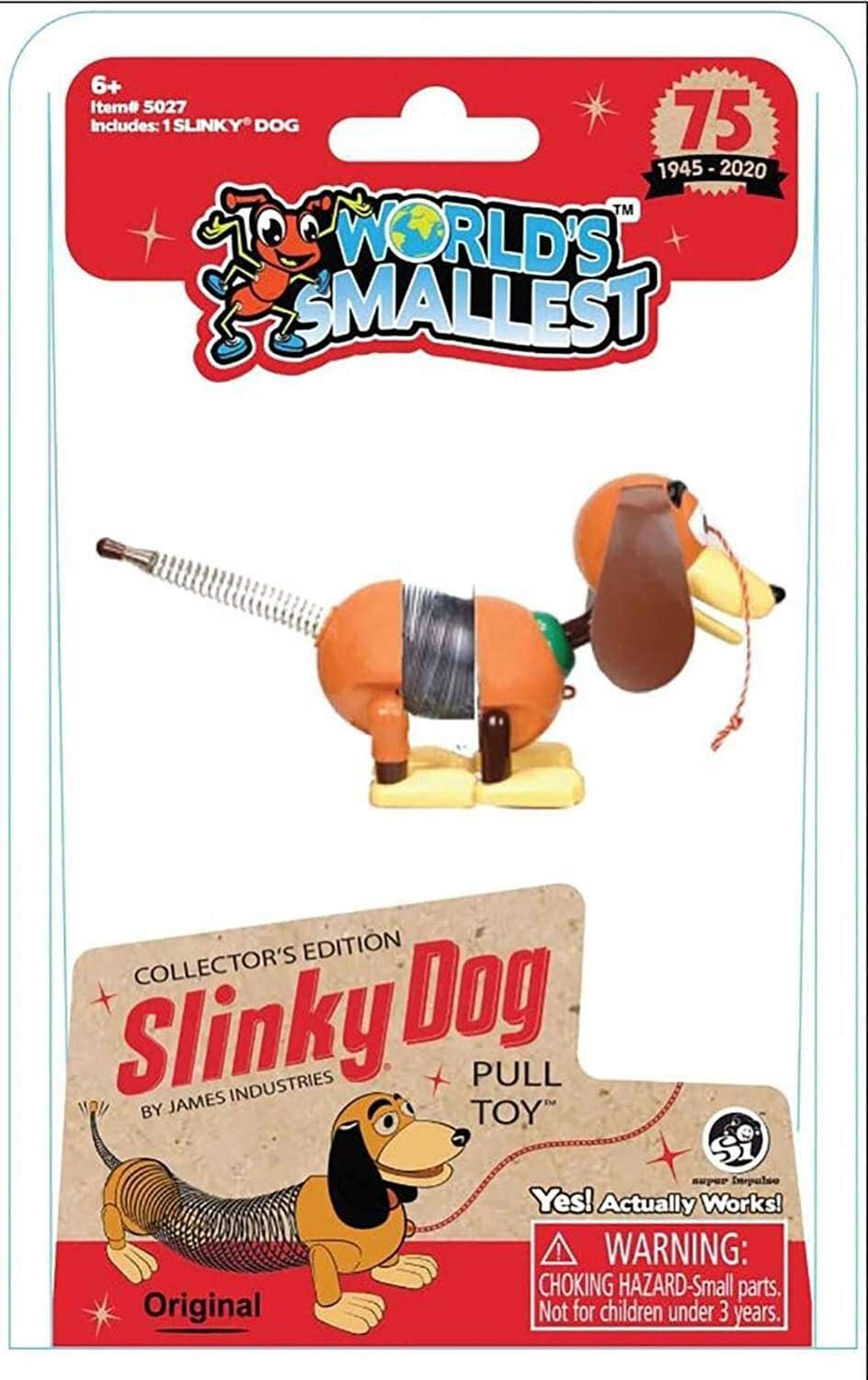 World's Smallest Slinky Dog Toy