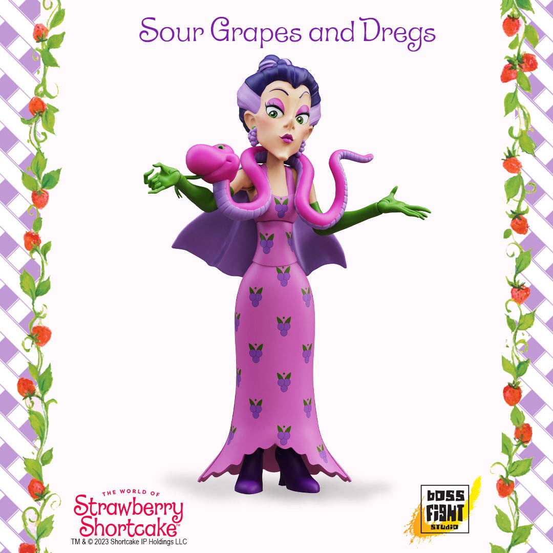 Boss Fight Studio: Action Figures and Collectibles - Strawberry Shortcake Deluxe Action Figure: Sour Grapes