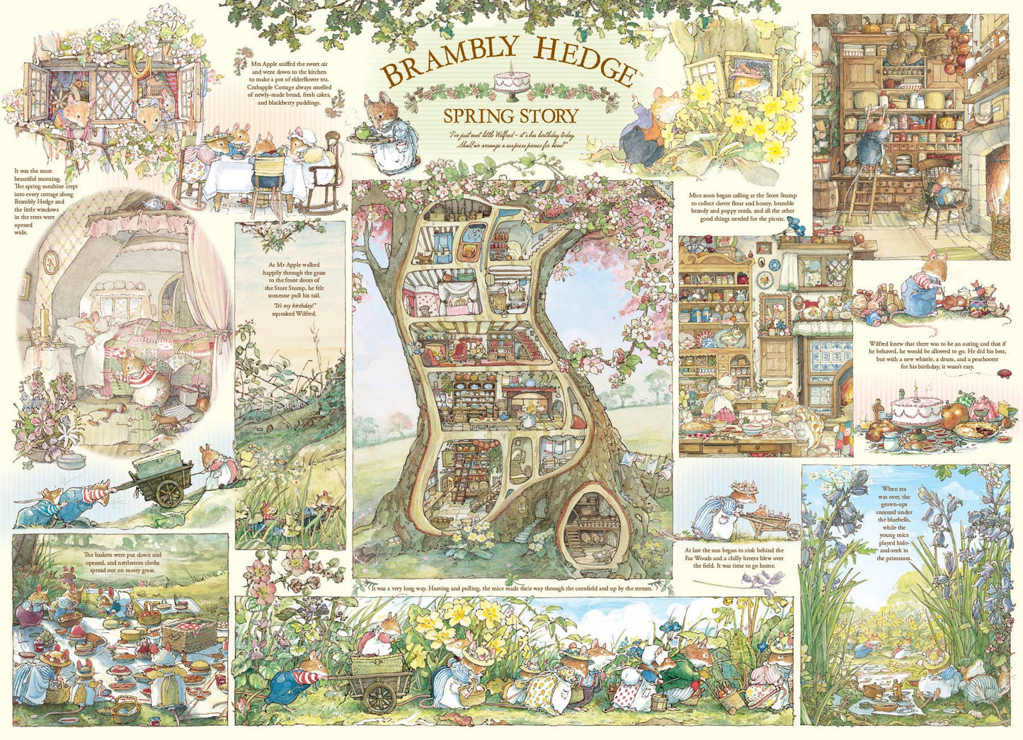 Brambly Hedge Spring Story 1000pc puzzle