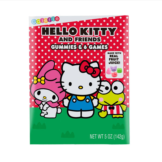 Hello Kitty Gummies & 6 Games Box 12 Ct. Case