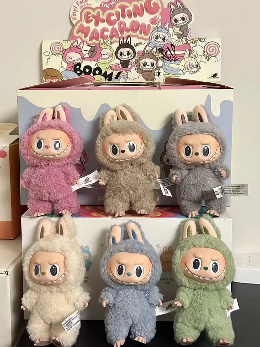Labubu Replica The Monsters Exciting Macaron Vinyl Face Kawaii Doll Kid Christmas Gift