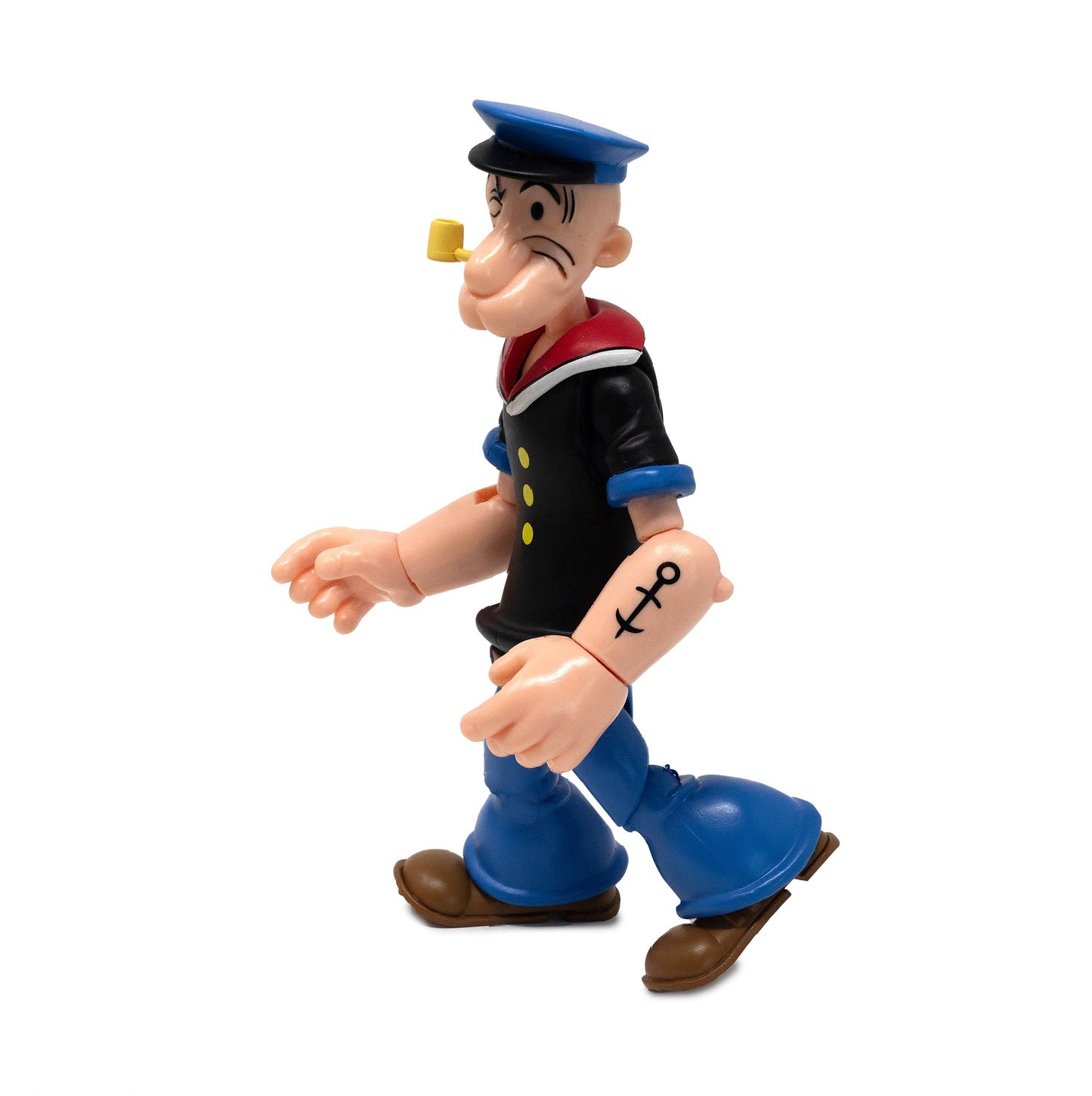 Boss Fight Studio: Action Figures and Collectibles - Popeye Classics Action Figure: Popeye 1st Appearance - black shirt