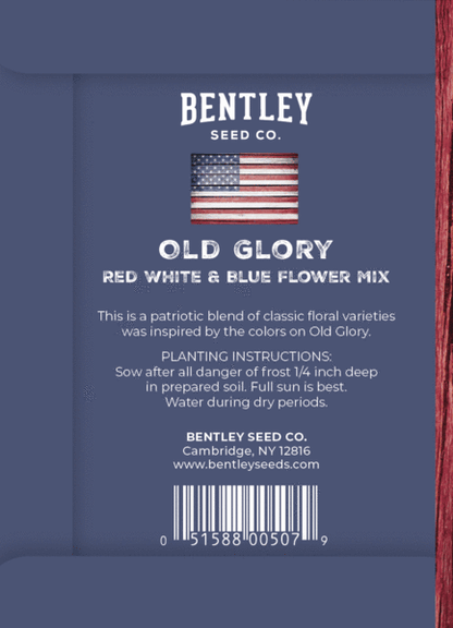 Barnboard Full American Flag - Old Glory Wildflower Mix