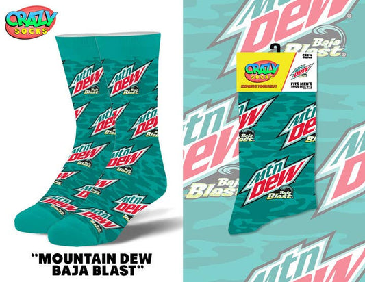 Mountain Dew Baja Blast - Mens Crew Folded