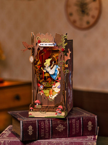 DIY Miniature Book Nook Kit: Fall into Wonder