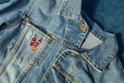 Negroni Cocktail Pin Set