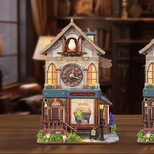 DIY Miniature House Kit: Cuckoo Melody Estate