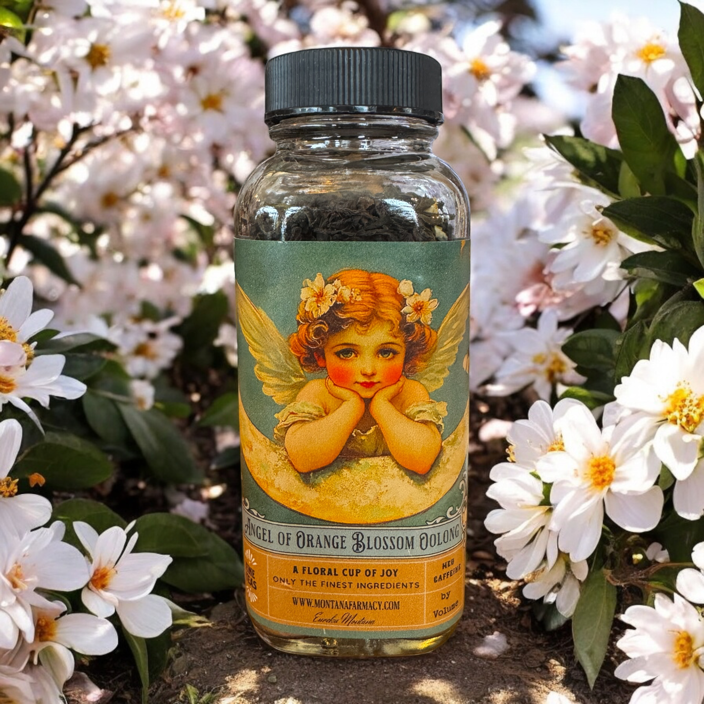 Angel of Orange Blossom Oolong Victorian Baroque Cherub Tea