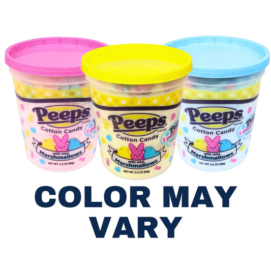 Easter Peeps Cotton Candy- 2.3oz Tub