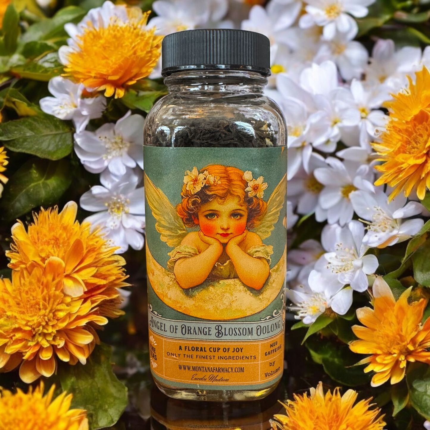 Angel of Orange Blossom Oolong Victorian Baroque Cherub Tea