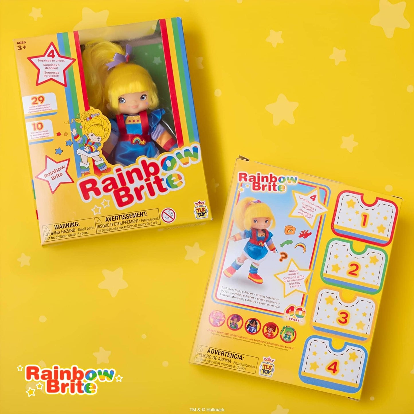 Toynk - Rainbow Brite 5.5-Inch Rainbow Brite Fashion Doll