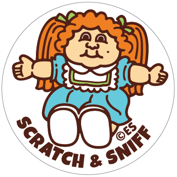 EverythingSmells, LLC - Baby Powder Doll EverythingSmells Scratch & Sniff Stickers