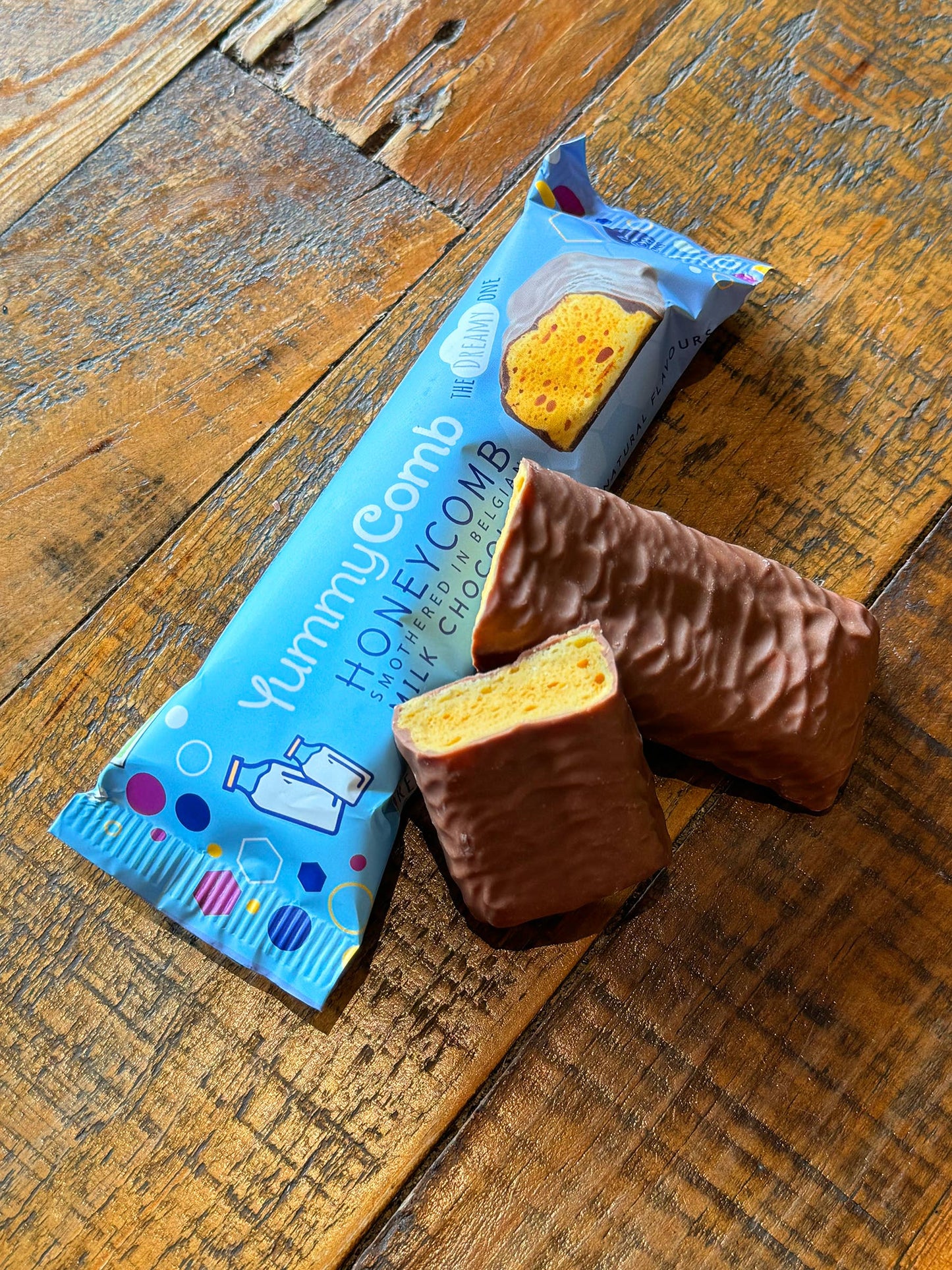 Belgian Milk Chocolate Honeycomb bars (35g)