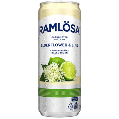 Ramlösa Elderflower & Lime 330ml (Denmark)