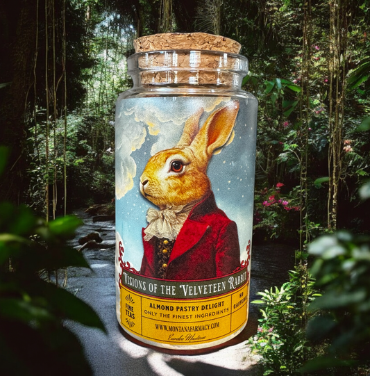 Visions of the Velveteen Rabbit Corked Apothecary Tea Jar