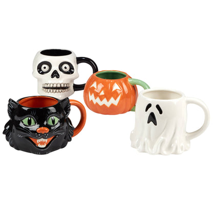 Scaredy Cat Halloween 3-D Mug 22 oz.