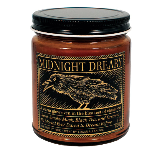 Midnight Dreary Poe Scented Jar Candle