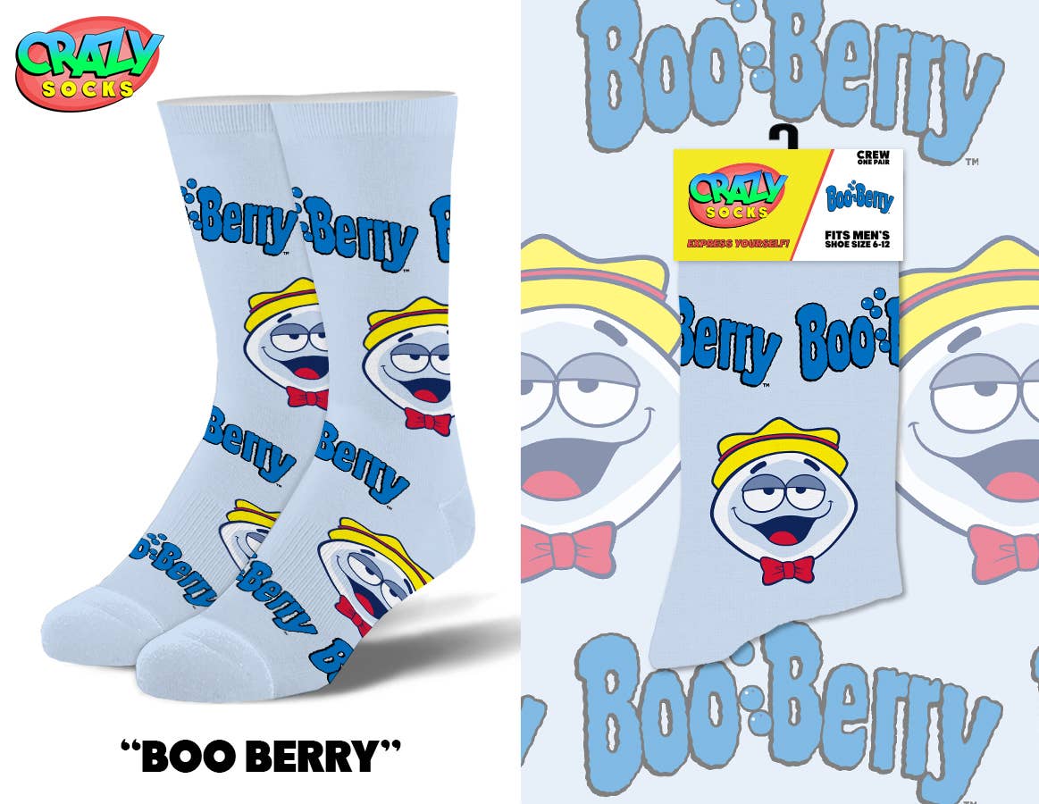 BOO BERRY CRAZY SOCKS