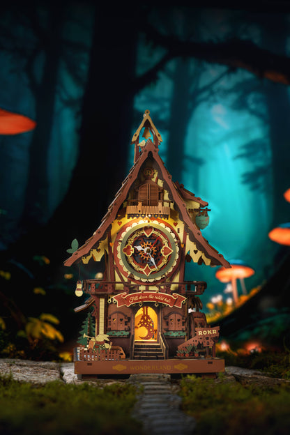 DIY Wooden Puzzle: Cuckoo Clock
