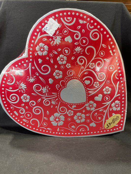 Daffin's Assorted Embossed Heart Box