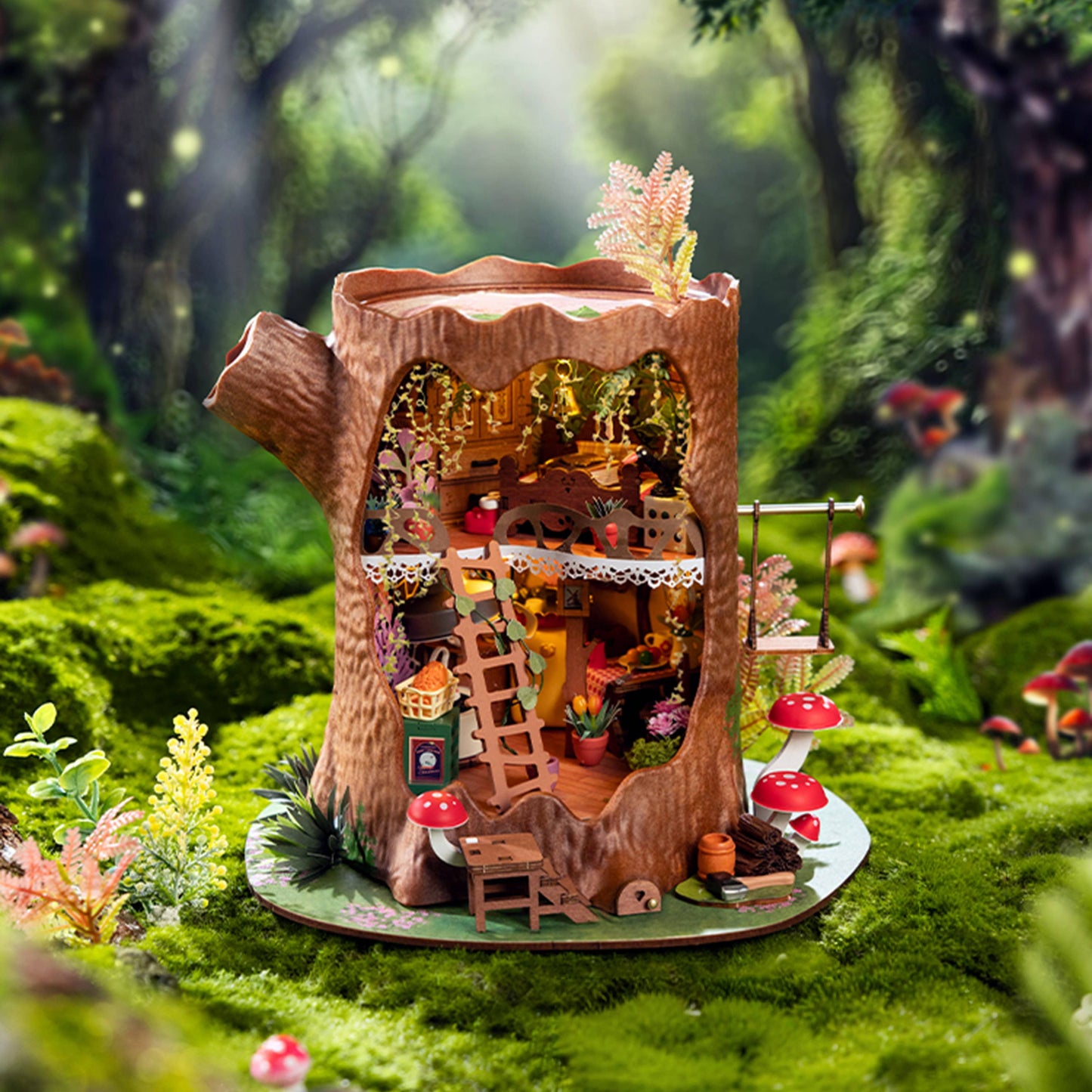 DIY Miniature House Kit: Fairytale Tree House