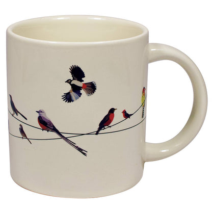 Birds on a Wire Heat-Changing Coffee Mug