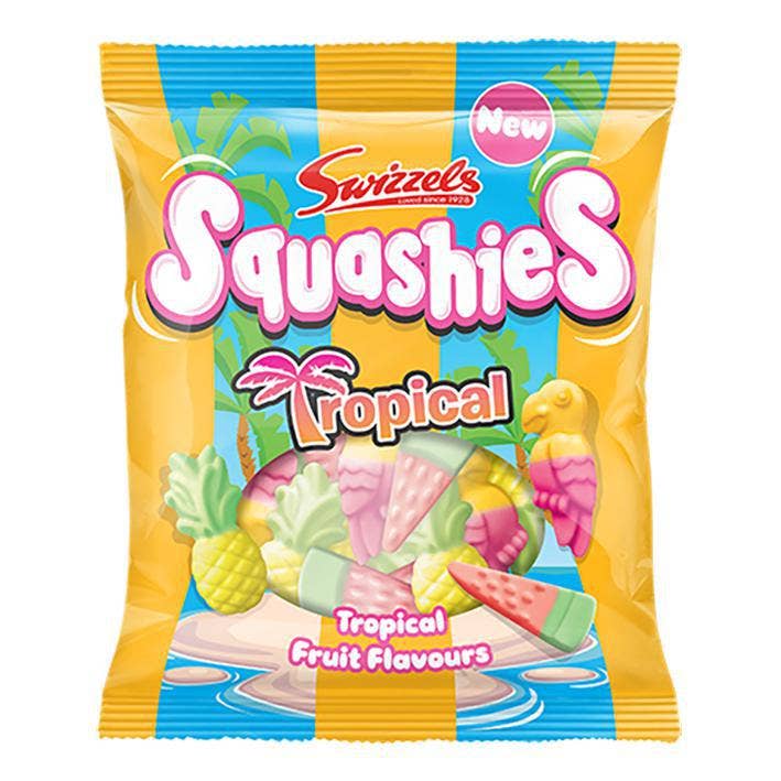 Global Bite Co - Swizzels Drumstick Squashies Tropical Flavor 100g (UK)