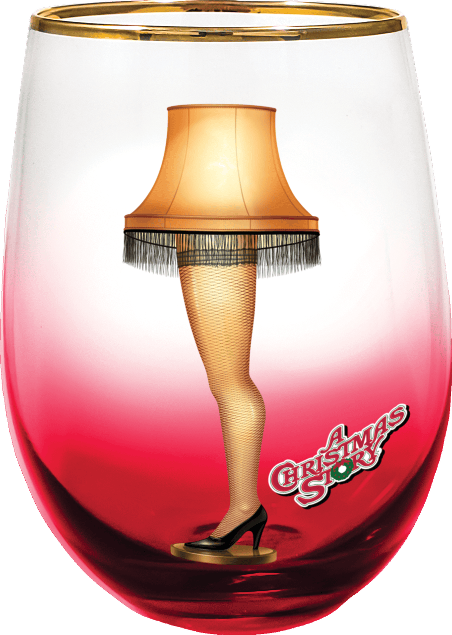 Leg Lamp Stemless Glass