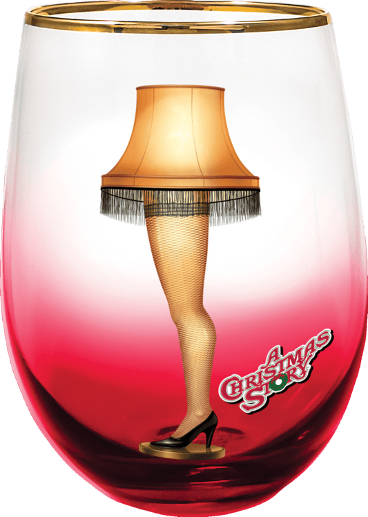 Leg Lamp Stemless Glass