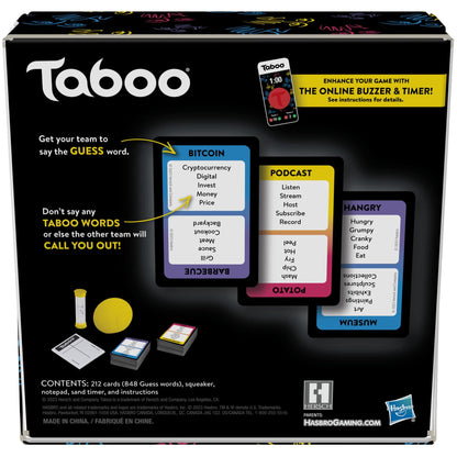 Classic Taboo Game