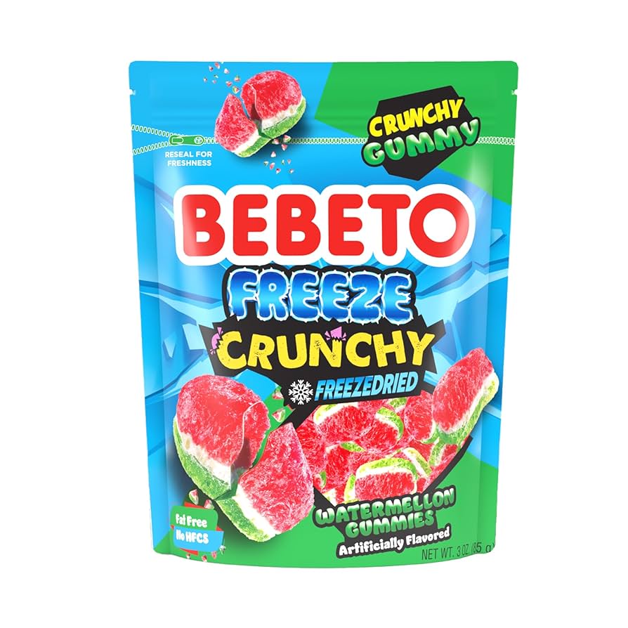 Freeze Dried Gummy Watermelon Slices 3oz