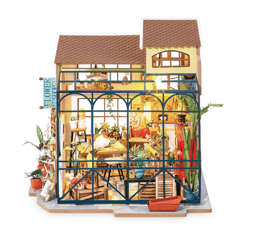 DIY Miniature House Kit: Flower Shop