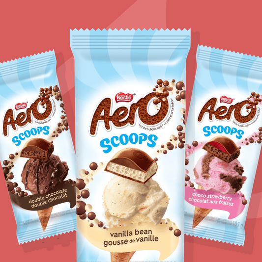 Aero Scoops Choco Strawberry -105g