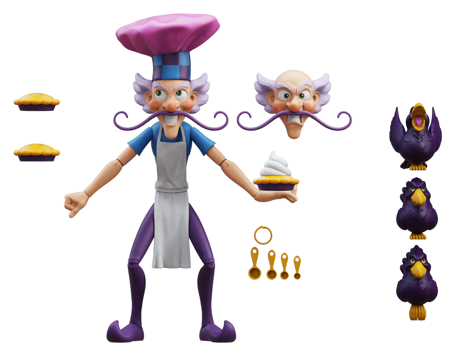 Boss Fight Studio: Action Figures and Collectibles - Strawberry Shortcake Deluxe Action Figure: Purple Pieman