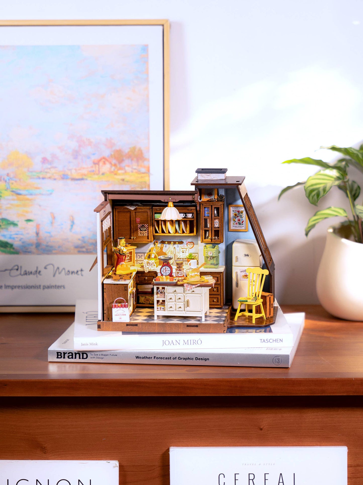 DIY Miniature House Kit: Baking Kitchen