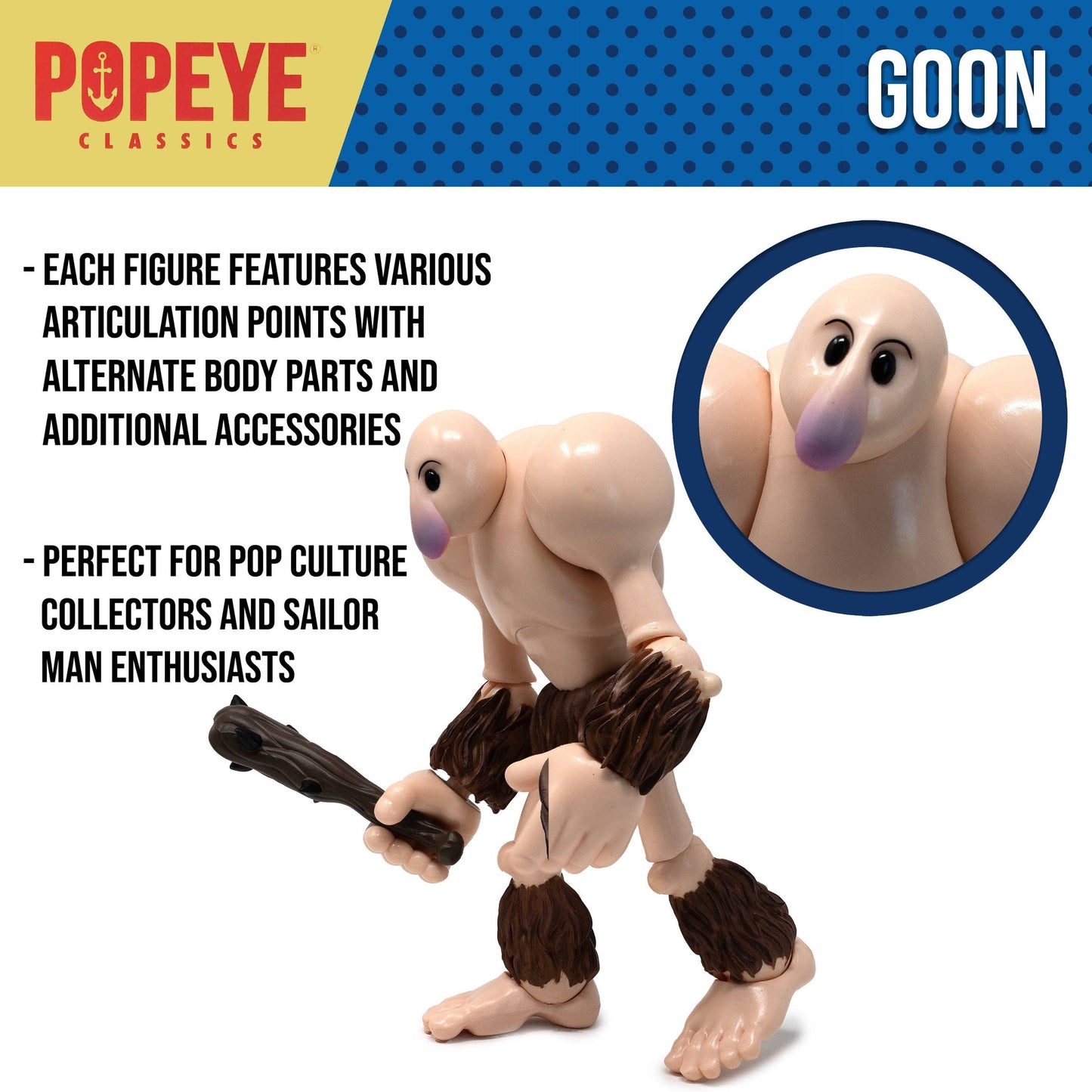 Boss Fight Studio: Action Figures and Collectibles - Popeye Classics Action Figure: The Goon