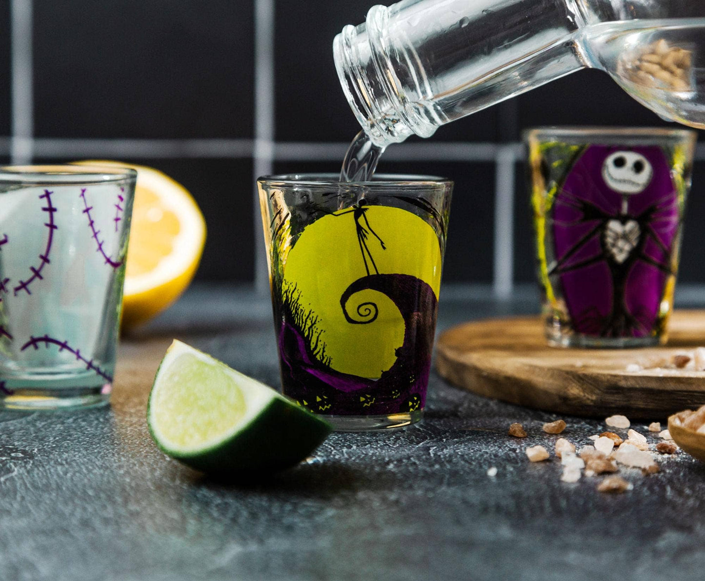 Toynk - Disney Nightmare Before Christmas 4pc Mini Glass Set