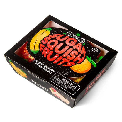 Showcase - Scrunchems® Sugar Squish Fruits Squishy | 3-Piece Glitter