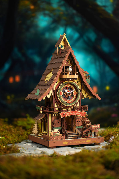 DIY Wooden Puzzle: Cuckoo Clock