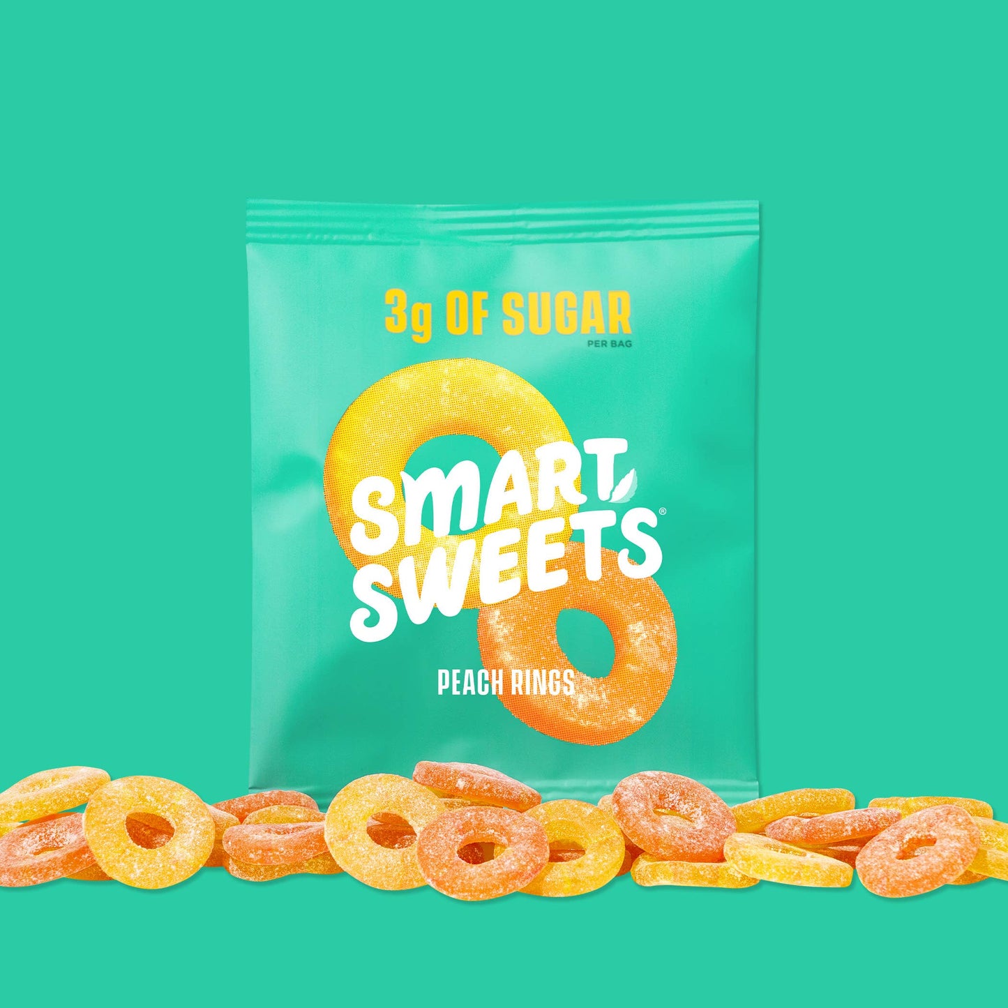 Smart Sweets Peach Rings Candy