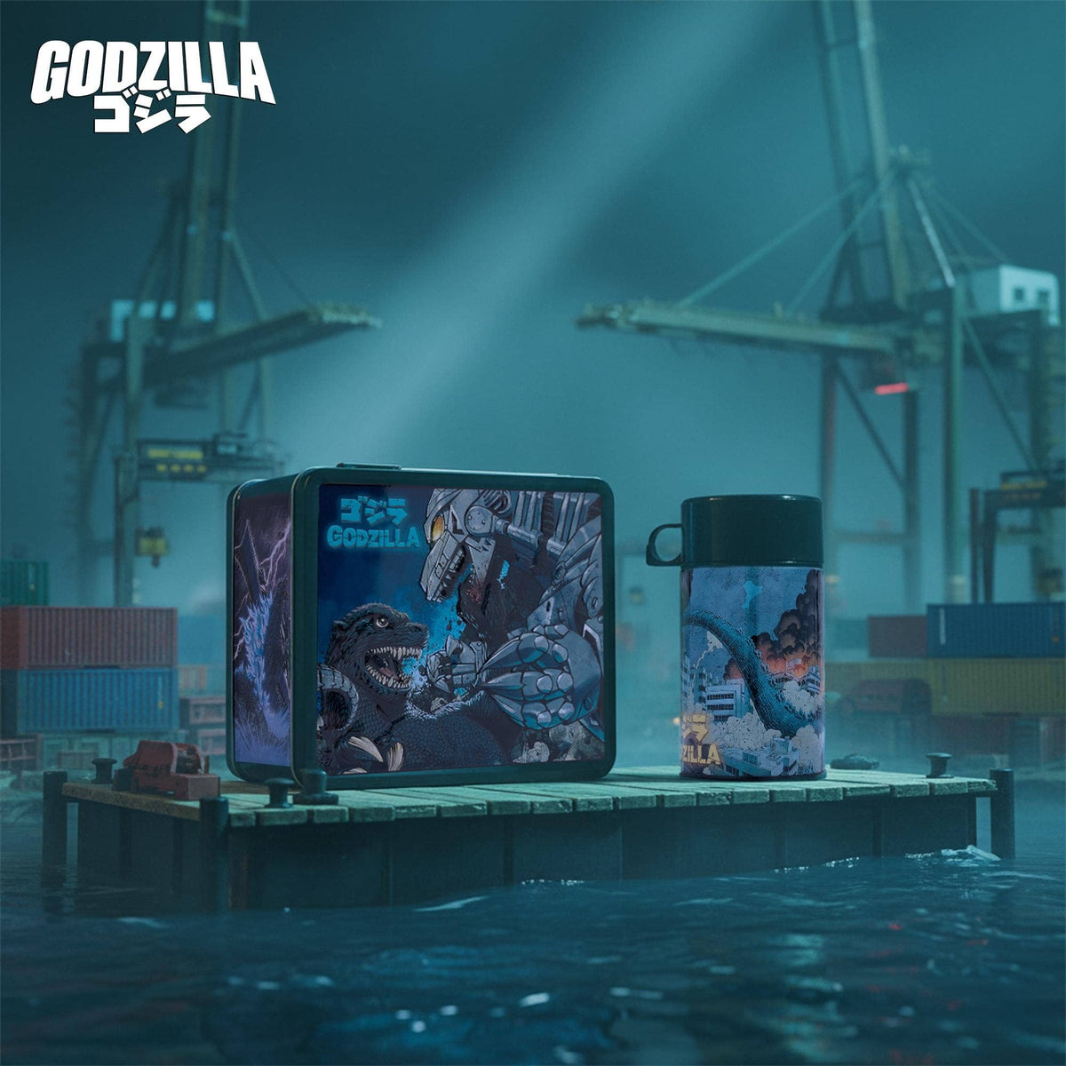 Godzilla Vs. Mechagodzilla Retro Metal Lunchbox