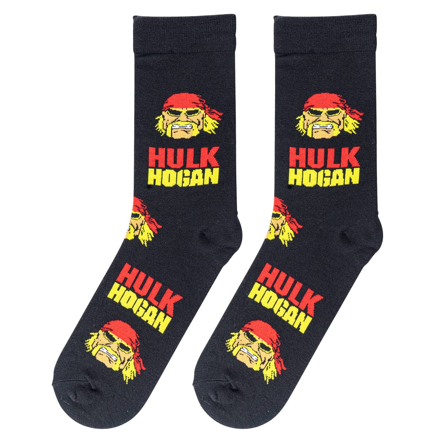 Hulk Hogan -  Crazy Socks - Mens Crew Folded