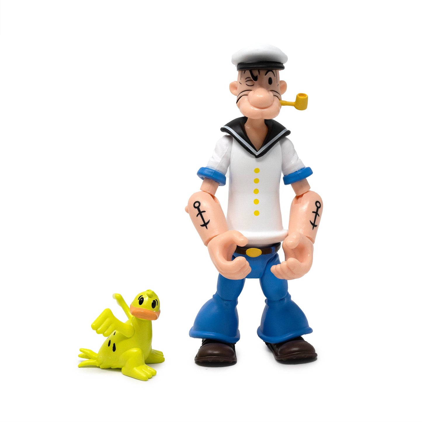 Boss Fight Studio: Action Figures and Collectibles - Popeye Classics Action Figure: Popeye 1st Appearance - white shirt